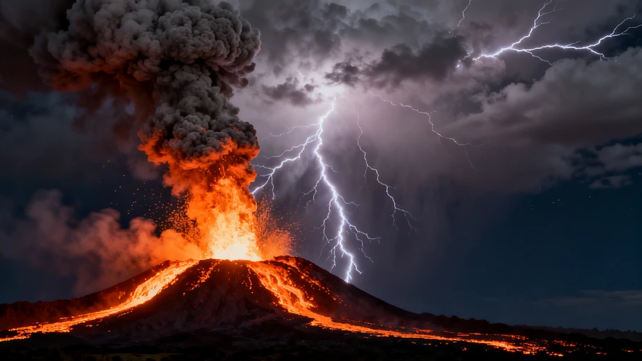 The Electrifying Spectacle of Volcanic Lightning!