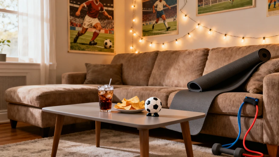Can You Actually Get Fit From Binge Watching Every World Cup Match At Home