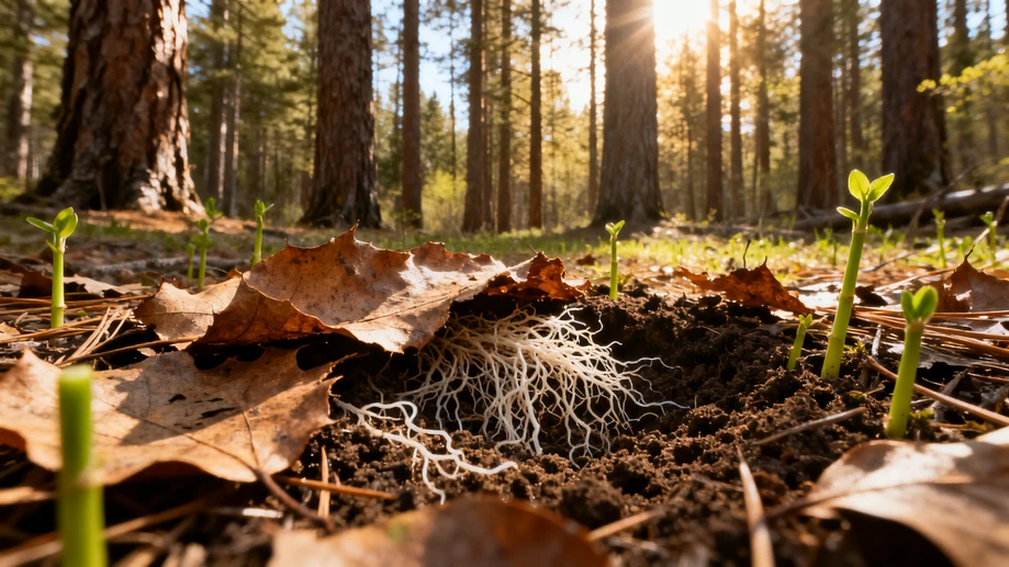 Do you know every tree in the entire forest is secretly networking and chatting underground?