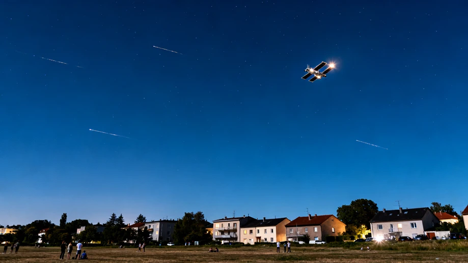 Have You Ever Noticed Countless Tiny Space Craft Passing Right Above Your Neighborhood Every Day